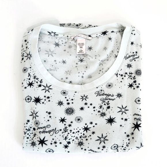 Victoria's Secret White Star Print Pajama Set - Picture 7 of 8